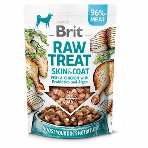 BRIT Raw Treat Skin&Coat Fish&Chicken pamlsky pro psy 40 g obraz