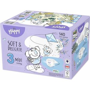 Bella Baby HAPPY Soft&Delicate Midi Box 2 x 70 ks obraz