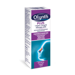 Olynth Plus 1 mg/ml + 50 mg/ml nosní sprej 10 ml obraz