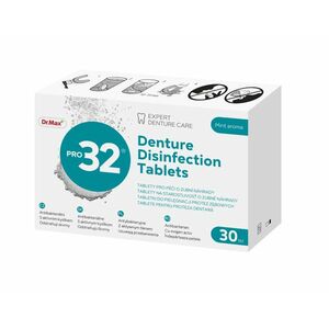 Dr. Max PRO32 Denture Disinfection Tablets 30 tablet obraz