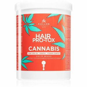Kallos Hair Pro-Tox Cannabis regenerační maska na vlasy s konopným olejem 1000 ml obraz