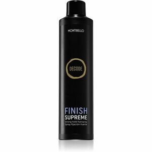 Montibello Decode Finish Supreme Spray lak na vlasy se silnou fixací odolný vzdušné vlhkosti 400 ml obraz