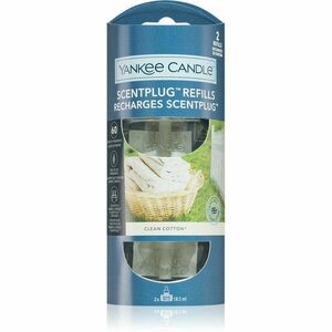 Yankee Candle Clean Cotton náplň do elektrického difuzéru 2x18, 5 ml obraz