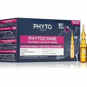 Phyto Phytocyane Women Treatment péče pro podporu růstu a proti vypadávání vlasů 12x5 ml obraz