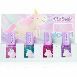 Martinelia Little Unicorn Nail Polish Set sada laků na nehty Pink, Blue, Purple, Fuchsia (pro děti) obraz