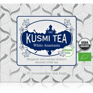 Kusmi Tea White Anastasia porcovaný čaj v BIO kvalitě 20 ks obraz