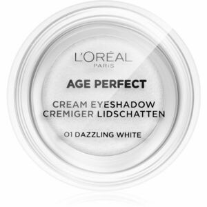 L’Oréal Paris Age Perfect Cream Eyeshadow krémové oční stíny odstín 01 - Dazzling white 4 ml obraz
