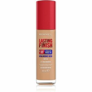 Rimmel Lasting Finish 35H Hydration Boost hydratační make-up SPF 20 odstín 210 Golden Beige 30 ml obraz