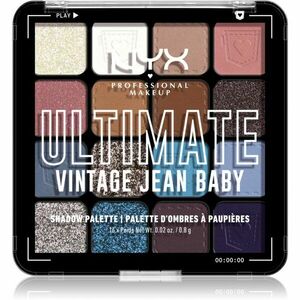 NYX Professional Makeup Ultimate Shadow Palette oční stíny odstín Vintage Jean Baby 16 ks obraz