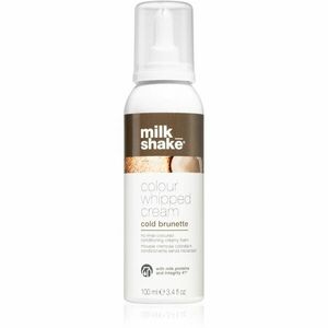 Milk Shake Colour Whipped Cream tónovací pěna pro všechny typy vlasů Cold Brunette 100 ml obraz