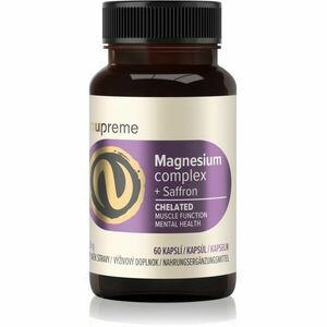 Nupreme Magnesium Complex + Saffron Chelated kapsle pro normální činnost nervové soustavy a normální stav zubů 60 cps obraz