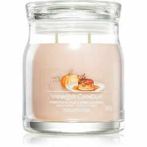 Yankee Candle Pumpkin Maple Crème Caramel vonná svíčka Signature 368 g obraz