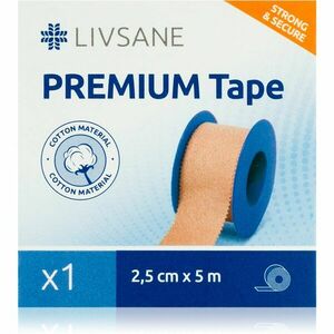 LIVSANE Tejpovací páska premium 2.5cm x 5m fixační tejpovací páska 5 m obraz