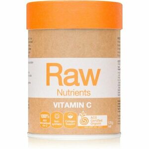 Amazonia Raw Nutrients Vitamin C prášek pro podporu imunitního systému, krásnou pleť, nehty a normální stav zubů 120 g obraz