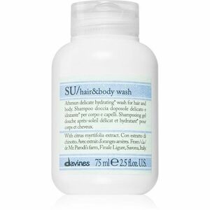 Davines SU Hair&Body Wash sprchový gel a šampon 2 v 1 75 ml obraz