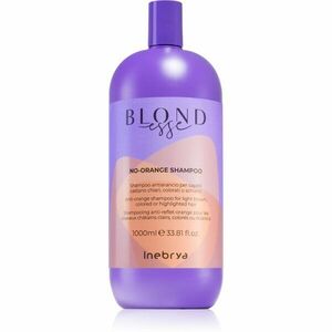 Inebrya BLONDesse No-Orange Shampoo vyživující šampon neutralizující mosazné podtóny 1000 ml obraz