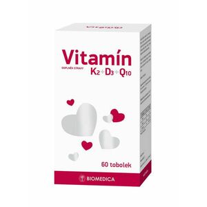 Biomedica Vitamín K2+D3+Q10 60 tablet obraz