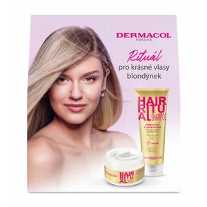 Dermacol Dárkový balíček Hair Ritual pro blonďaté vlasy - šampon a maska na vlasy obraz