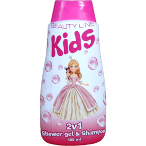 Beauty Line Princess 2v1 sprchový gél + šampón na vlasy 500ml obraz