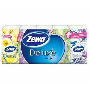 Zewa Deluxe Design papierové hygienické vreckovky 10 x 10 ks obraz