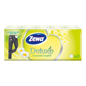 Zewa Deluxe Kamilka papierové hygienické vreckovky 10 x 10 ks obraz