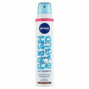 Nivea Fresh & Mild suchý šampón pre tmavší tón vlasov 200ml obraz
