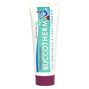 Buccotherm BIO dětská zubní pasta bez fluoridů, lesní ovoce, 50 ml obraz