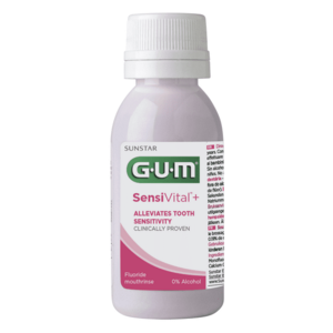 GUM SensiVital+ ústní voda (výplach) pro citlivé zuby s CPC 0, 07 %, 30 ml obraz