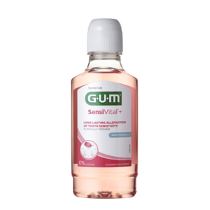 GUM SensiVital+ ústní voda (výplach) pro citlivé zuby s CPC 0, 07 %, 300 ml obraz