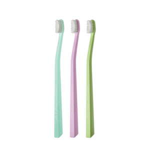 SWISSDENT WHITENING zubní kartáčky Soft (2+1 zdarma) - VERBIER (tyrkysová, růžová, zelená) obraz