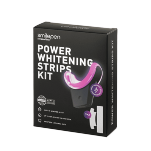 Smilepen Whitening Strips Kit – 7denní kůra pro intenzivní bělení zubů pomocí bělicích pásek s bezdrátovým LED akcelerátorem obraz