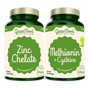 GREENFOOD NUTRITION Methionin + cysteine 90 tobolek + zinc chelate 60 tobolek obraz