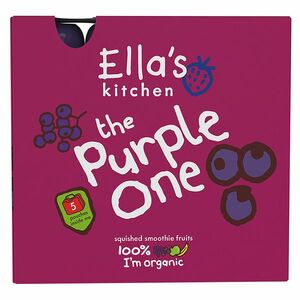 ELLA'S KITCHEN Purple one ovocné pyré s černým rybízem BIO 90 g x 5 kusů obraz