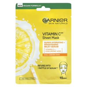 GARNIER Skin Naturals Textilní maska pro rozjasnění pleti s vitamínem C 28 g obraz