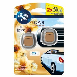 AMBI PUR Car Osvěžovač vzduchu do auta Gold Orchid 2 x 2 ml obraz