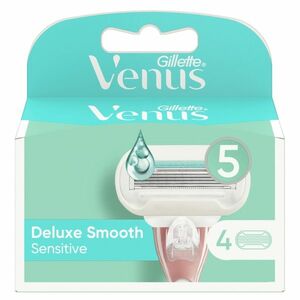 GILLETTE Venus Deluxe Smooth Sensitive Náhradní hlavice 4 ks obraz
