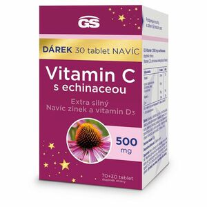 GS Vitamin C 500 mg s echinaceou 70 + 30 tablet NAVÍC obraz