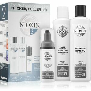 Nioxin System 2 Natural Hair Progressed Thinning dárková sada (proti vypadávání vlasů) unisex obraz