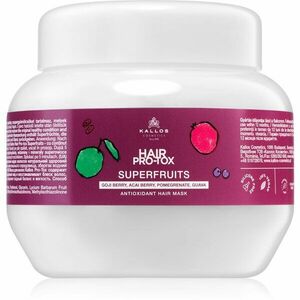 Kallos Hair Pro-Tox Superfruits regenerační maska pro unavené vlasy bez lesku 275 ml obraz