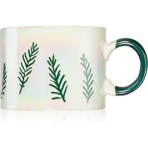 Paddywax Cypress & Fir Ceramic Mug White vonná svíčka 226 g obraz