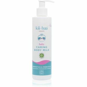 kii-baa® organic Baby Caring Body Milk pečující tělové mléko s pro a prebiotiky pro děti od narození 250 ml obraz