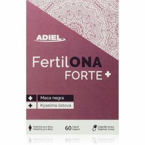 Adiel FertilONA Forte+ bylinné kapsle při plánování těhotenství 60 cps obraz