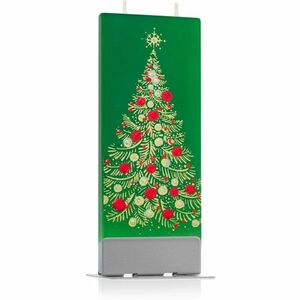 Flatyz Holiday Gold Christmas Tree dekorativní svíčka 6x15 cm obraz