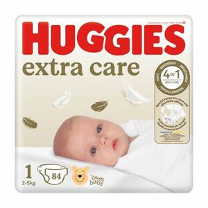 Huggies Extra Care 1 2–5 kg dětské pleny 84 ks obraz