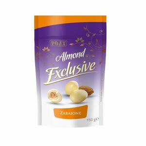POEX Almond Exclusive Mandle v bílé čokoládě s vaječným likérem 150 g obraz