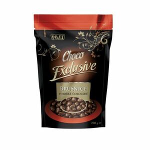 POEX Choco Exclusive Brusinky v hořké čokoládě 700 g obraz