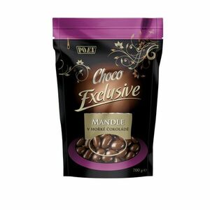 POEX Choco Exclusive Mandle v hořké čokoládě 700 g obraz