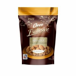 POEX Choco Exclusive Mandle v mléčné čokoládě a skořici 700 g obraz