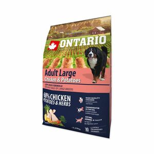 Ontario Adult Large Chicken&Potatoes granule 2, 25 kg obraz