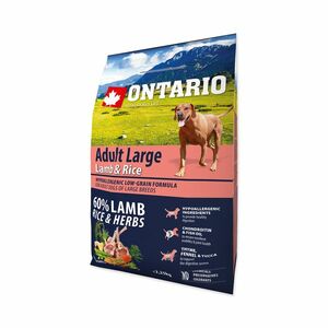 Ontario Adult Large Lamb&Rice granule 2, 25 kg obraz
